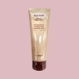 The Saem 더샘 실크 헤어 리페어 트리트먼트 200ml 손상모발케어 The Saem Silk Hair Repair Treatment 200ml Damaged Hair Care