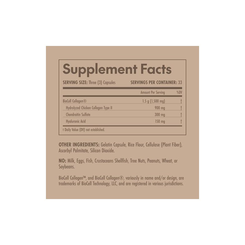 Olympian Labs Biocell Collagen II, 1500mg