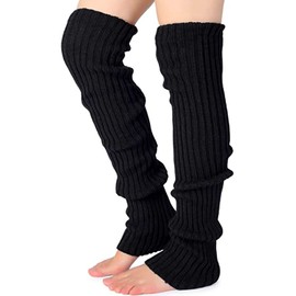 Nanxson TTW0065 Women's Long Cuff Leg Warmer Knitted Over Knee Long Leg Cuff Dance Stocking -