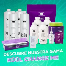 KÜÜL - Change Me Bleach Powder Decolorante en Polvo 45 g, para el Cabello, Aclara y Extrae el Color, Minimiza el Daño en el Cabello, No Volátil, Neutraliza Reflejos Amarillos y Naranjas