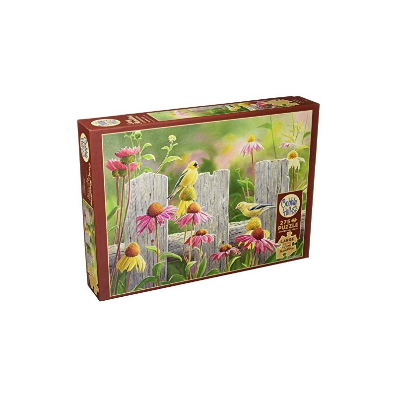 Cobblehill Puzzles XL 275 pc Pink and Gold