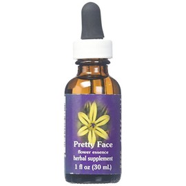 Flower Essence Services Dropper Herbal Supplements, Pretty Face, 1 Ounce