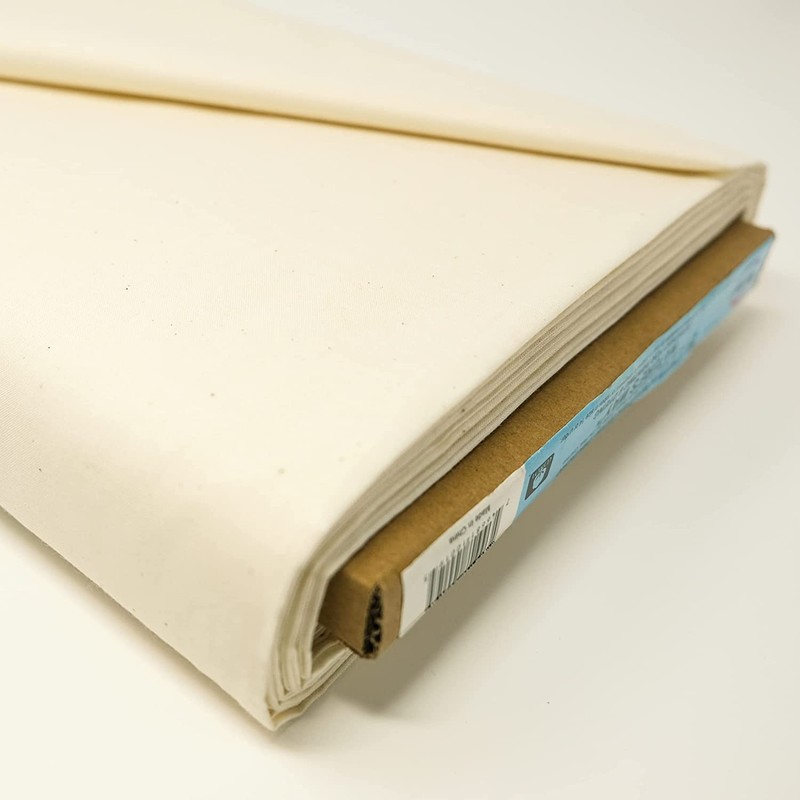 ROC-lon 47/48" 100% Cotton Nature Premium Quality Muslin Unbleached, Cut