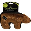 Hyper Pet Tough Plush Brown Bear Durable Dog Toy with