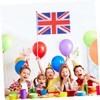 Operitacx UK Flag Hand Flags 50pcs Mini Britain Flags on