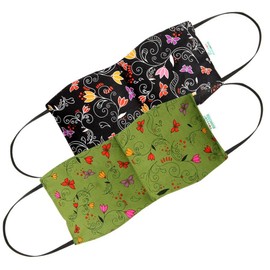 I Love Herb Eye Compress Pack Herb Scent Khaki + Black, 2 Packs, 1 Set / 아이러브허브 눈 찜질팩 허브향 카키 + 블랙, 2개입, 1세트