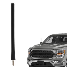 LQYLMY Short Antenna Compatible with Ford F-150 Bronco, 7" Car Wash Proof Flexible Durable Rubber Aerial Antenna, Pickup Truck Radio Antenna Mast Replace# MCPZ-18813-A AL3Z-18813-A