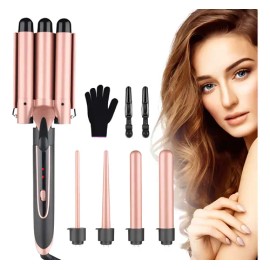Rizadora Cabello Cerámica Profesional Salón Belleza 5 En 1                                                                                            