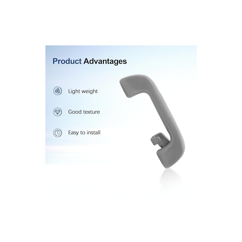 Rear Inner Roof Pull Handle Grab Auto Interior Ceiling Handrail