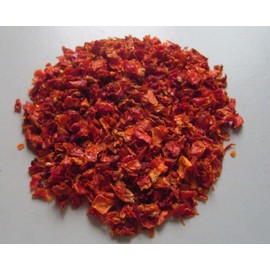 Red Bell Pepper Flakes - 1/2 Pound ( 8 Ounces ) - 3/8 Inch Size Dehydrated Vegetables by Denver Spice