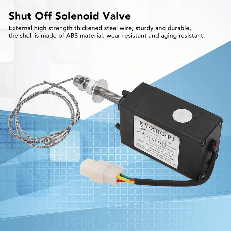 Solenoid Valve for Shutting Off the Diesel Engine Solenoid Valve