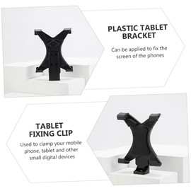 Operitacx Tablet Halterung Auto Tablet Befestigungsklemme für Smartphones Tablets Stabiler Clip für Sichere Fixierung Kompatibel mit Geräten Einfach
