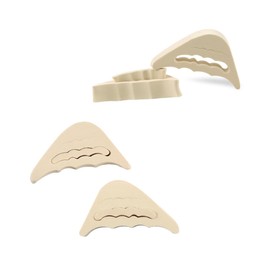 Healeved 6pairs Forefoot Insoles Thicken Shoe Pads for Color Flexible Cushioning for Foot Relief Shoe Space Minimization