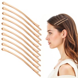 30 Gold Jumbo Bobby Pins Long Hair Pins for Women 3.34 Inch large bobby pin for thick hair, Reusable Non-Slip Pin for Long Updo HairStyle
