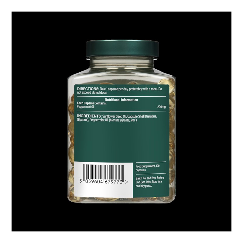 Holland & Barrett Oil of Peppermint 200mg 60 Capsules