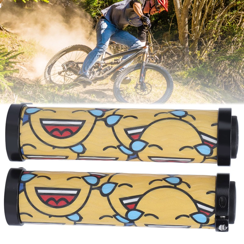 Handlebar Grips Fashionable Pattern Comfortable Cycling Equipment for Mountain BikesC
