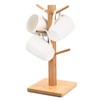 Chstarina Wooden Cup Stand, Bamboo Wooden Cup Holder, Pretzel Holder,
