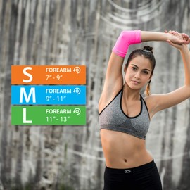 Zensah Compression Tennis Elbow Sleeve for Elbow Tendonitis, Tennis Elbow, Golfer's Elbow - Elbow Support, Elbow Brace (Small, 1 Pair-Black)