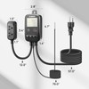 TURBRO Smart Temperature Controller Heating Cooling, WiFi-Enabled Thermostat with Timer