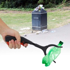 Herramienta de agarre profesional y recolector de basura, recolector de basura portátil multifuncional de 11.6 pulgadas, herramienta de asistencia para alcanzar la extensión del brazo de recolección d