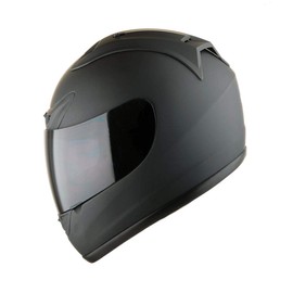 1Storm New Motorcycle Bike Full Face Helmet JH901 Matt Black + One Extra Clear Shield