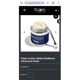 Grace New Grace Advanced Triple Action White Radiance Advanced Mask MSRP $4,000