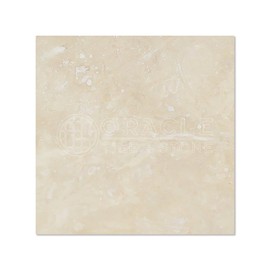 Ivory (Light) Travertine 4 X 4 Field Tile, Filled & Honed
