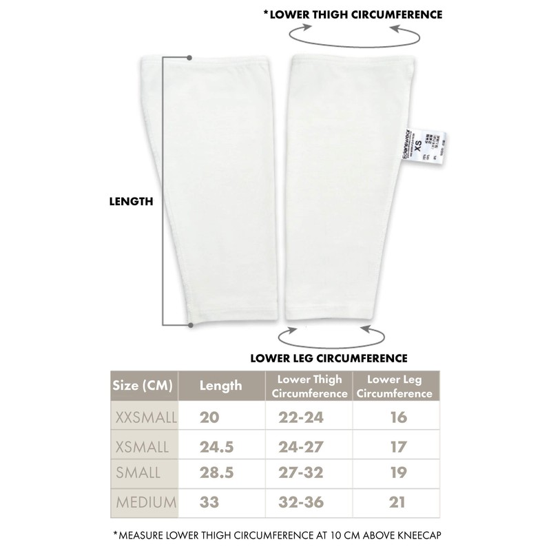 [Edenswear] Zinc Fiber Baby Kids Knee Support for Sensitive Eczema