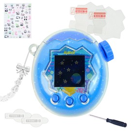 For Tamagotchi Paradise Case Cover, Tamagotchi Paradise Case, Cover, Protective Cover, Shockproof, Full-Body Protective Case, Anti-Loss, XUNDONG (Sparkling Glitter Included)