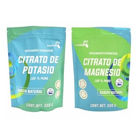 Duo 500 gr Citrato de Magnesio + Citrato de Potasio 500 gr