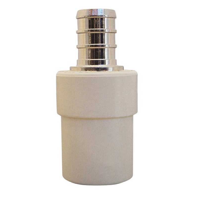 2 Pieces XFITTING 1/2" Pex x 1/2" CPVC Coupling, Transition