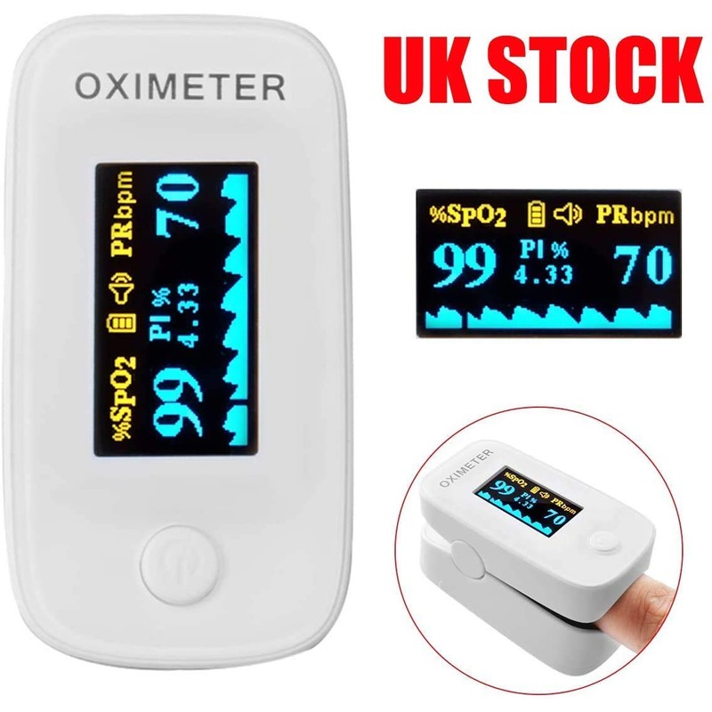 ComDent Finger Fingertip Blood Oxygen Meter SPO2 OLED Pulse Heart