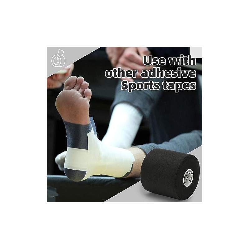 OK TAPE Pre Wrap Tape (4-Rolls) - Athletic Foam Underwrap