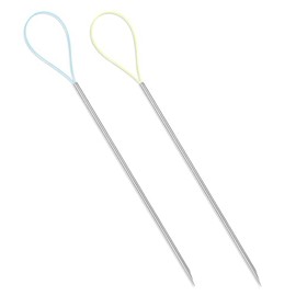 Qianyu Qianyu 2 Pcs Thread Snag Nab It Repair Needle Tool Thread Snag Ma-Gic Needle Tool Sewing Craft Leather Needle Puller Hand Quilting Thread Snag Needle for Woven Knitted Cloth Garments Drapes