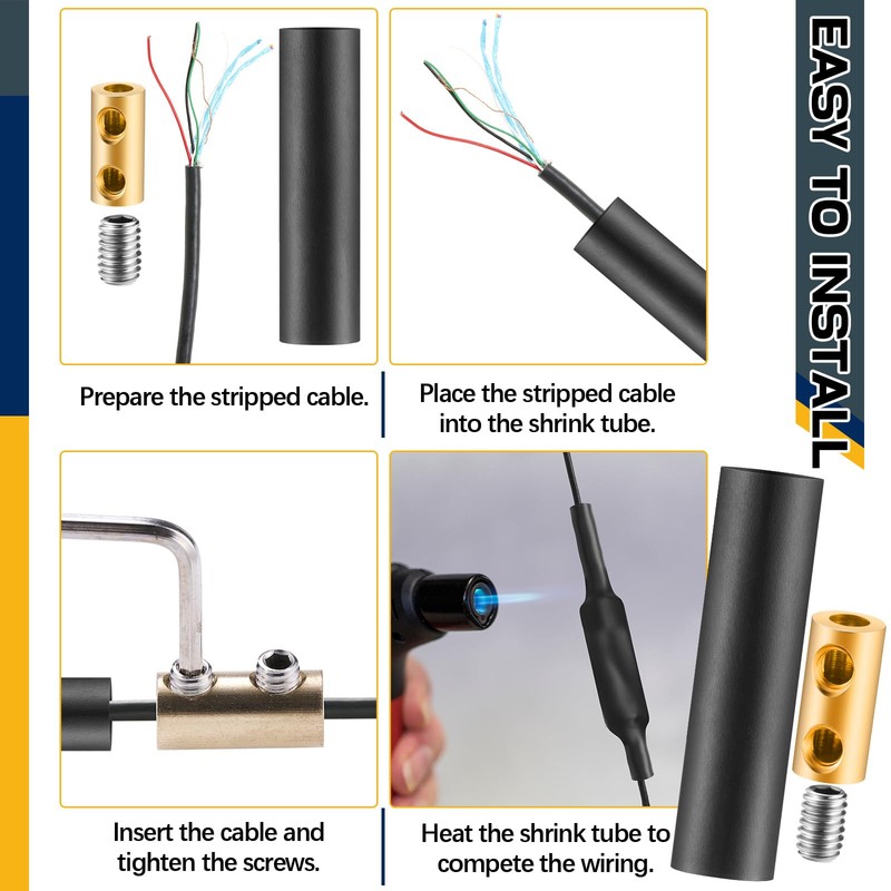 Relaxweex 15 Sets Underground Wire Splice Kit Suit for Wire