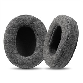 Jomwag Skin-Friendly Cotton Replacement Earpads for Sony WH-XB910N, Skin-Friendly Cotton Ear Pads Cushions with High-Density Noise Isolation Foam, Keep Warm (Dark Gray)