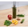 Epica glass bottles with lids – 18oz glass water bottles,