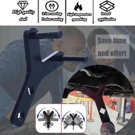 New Lower Control Arm Pry Tool, Lower Ball Joint Removal Tool, Suspension Removal, Pry Bar Wrench Adapter Head, Casing Removal and Pry Bar Adapter Tool Set, Use With 1/2" Drive Extension Breaker Bars