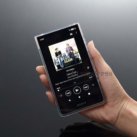 Soft Clear TPU Protective Shell Skin Case Cover for Sony Walkman NW-ZX700 NW-ZX706 NW-ZX707 Thin Lightweight Shockproof Anti-Scratch (Clear Case)