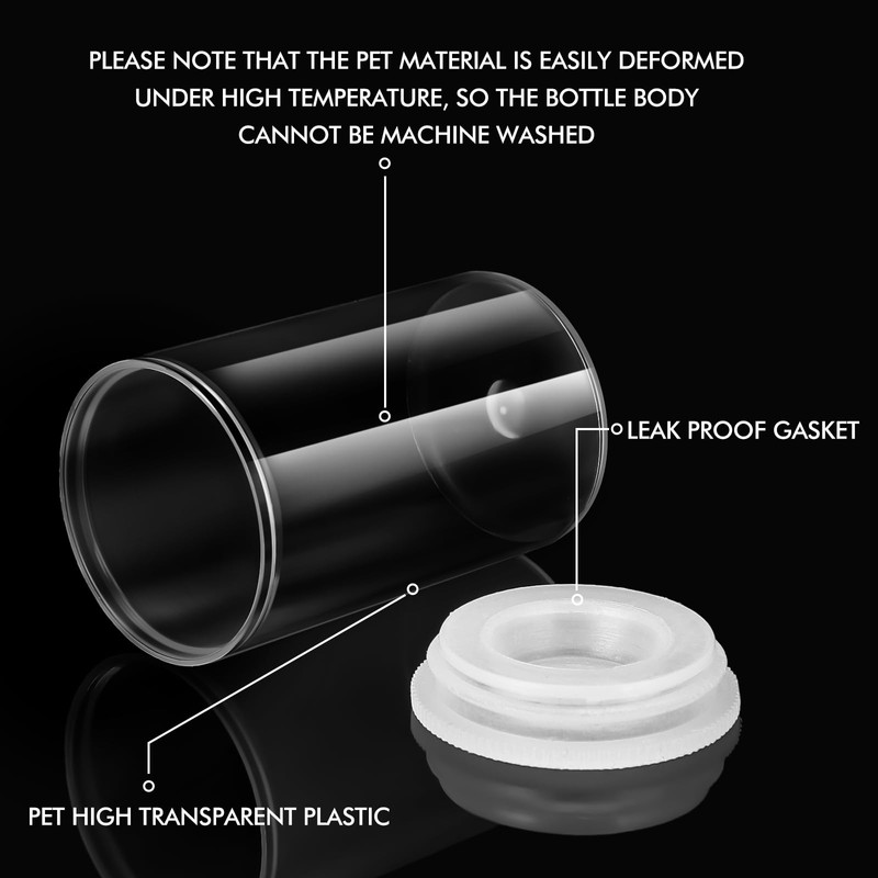 JOVITEC 100 Pieces Plastic Film Canister Holder 35 mm Empty