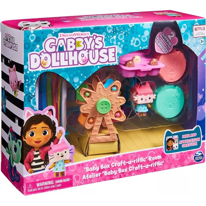 Spin Master Gabbys Dollhouse Set Cuarto De Juegos Accesorios