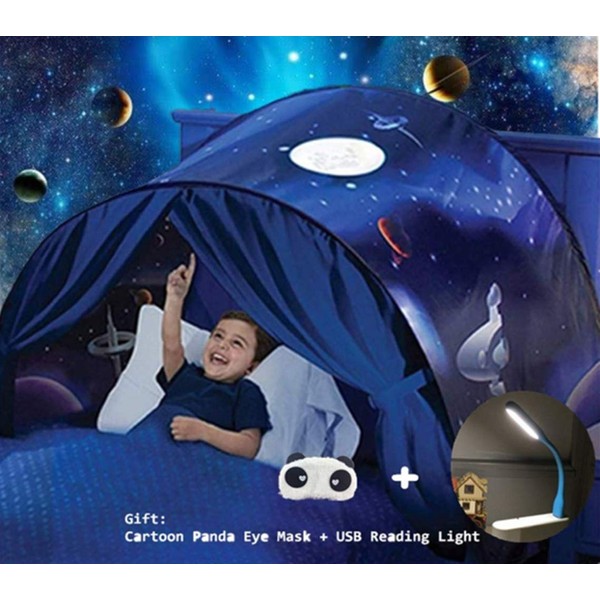 Nifogo Bed tents for boys,Children's Tents,Game Tents Indoor,Space Tents,Children's Playrooms,Boys And Girls Christmas Birthday Gifts(Space)