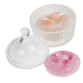 Ipetboom De Talco Para Bebés y Reutilizable Con Estuche Para Aplicar Talco Facial y Corporal Mujeres y Niñas                                          