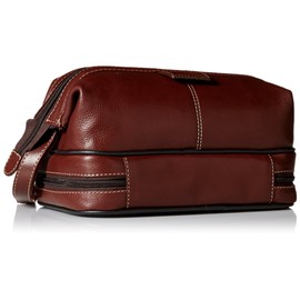 Dopp Mens Country Saddle Travel Kit with Bonus Items-Leather, Brown,One Size