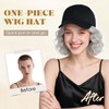 Hairro Wig Hat For Women Baseball Cap With Hair Extensions