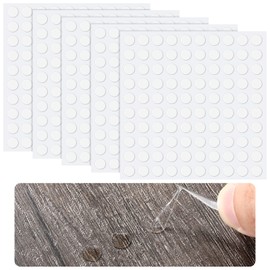 Zonon Double Sided Adhesive Dots Clear Glue Point Tape Stickers Balloon Glue Round No Traces Strong Adhesive Sticker Waterproof Dot Sticker for Craft DIY Art Office Supply