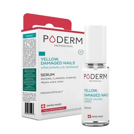PODERM - Yellow & Damaged Nails - Improves the appearance of the nail - Clarifies, Smooths & Nourishes the nail - 100% Natural Ingredients - Professional hand/foot care | Easy & Fast | Swiss Made