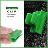 30 Pcs Row Cover Netting Tunnel Hoop Clips, Shed Film