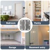 HOSOM 18 Pack Brushed Nickel Interior Door Hinges, 3.5 x