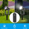 SUNTHIN Outdoor Landscape Lighting with Dusk to Dawn Sensor Controller,